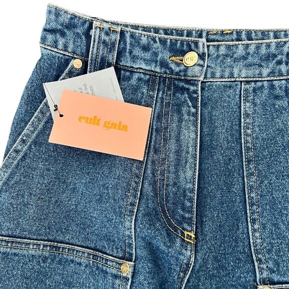 CULT GAIA Women's Wynn Cargo Jeans Indigo 28 (4-6) NWT - Picture 7 of 15